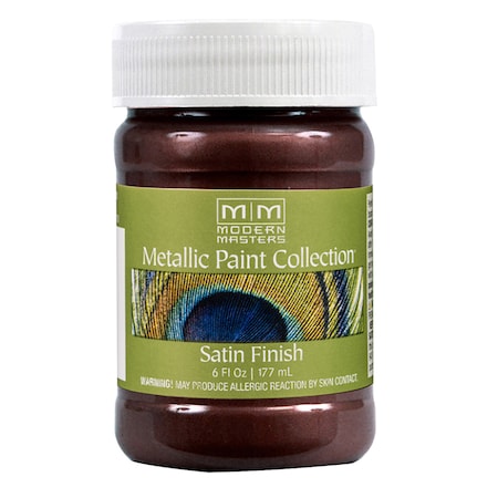 Modern Masters Metallic Paint, WaterBase, Black Cherry, 6 oz ME704